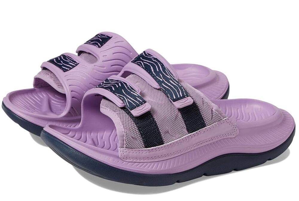 Hoka Mens Ora Luxe Slide Sandals Size 13 EU 48 Violet Purple NWT